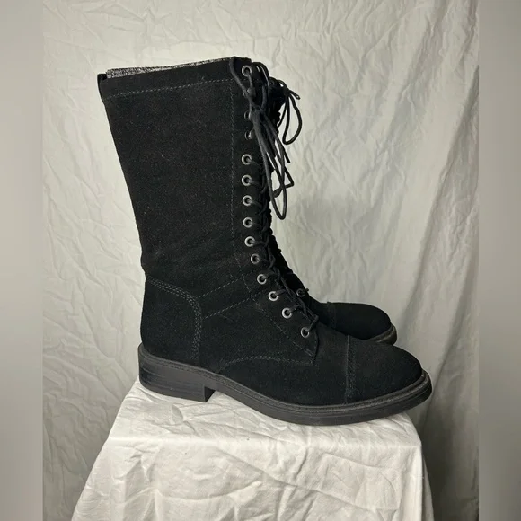 Nine West Black Lace-Up Boots - Picture 2 of 8
